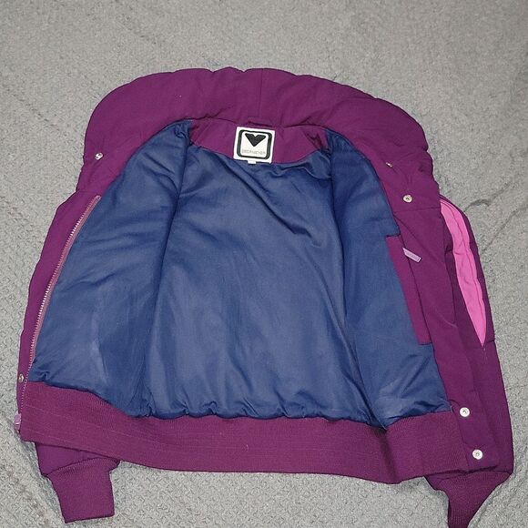Obermeyer Vintage Purple & Pink Ski Snowboarding Layered Coat Size Small 6 - Picture 2 of 8